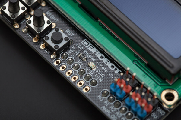 LCD-keypad shield til visning af tekst og grafik