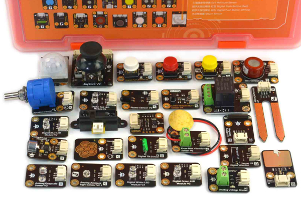 Sensor Set, 27 PCS, for Arduino, Light, Sound, Distance, Touch