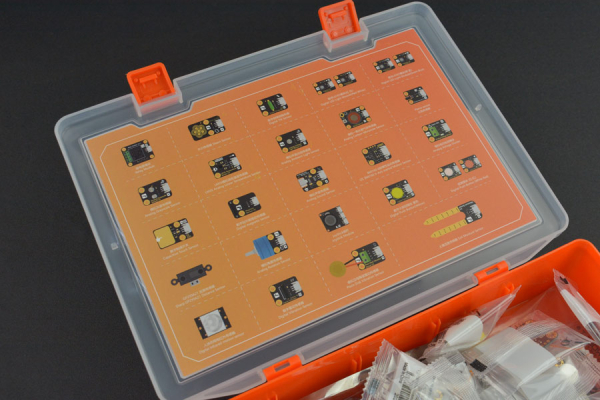 Sensor Set, 27 PCS, for Arduino, Light, Sound, Distance, Touch