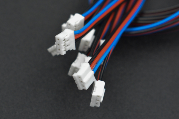 Analog Cable Pack, 3 Pin PH2.0 to DuPont Male Connector, 30cm