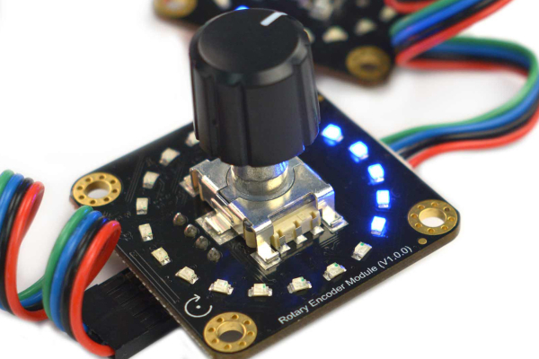 Rotary Encoder Module 360 Degree, I2C, 20 Pulses, LED Indicator