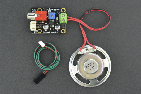 Audio Amplifier Module 386AMP, 500mW, 4-12V, 26dB Gain