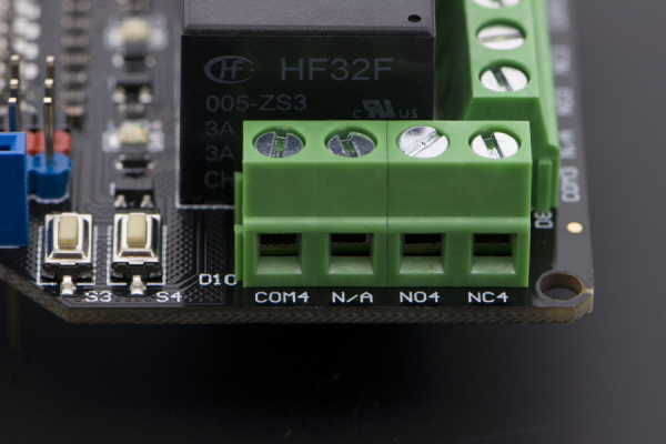 Relay Shield, 4 Channel, for Arduino, Xbee/Bluetooth, 360VA, 9V