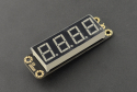 4-Digital LED Segment Display Module (Red), I2C, 8-Level Brightness
