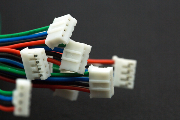 Sensor Cable 4Pin I2C/UART 30cm Color-Coded (10PCS)