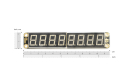LED Segment Display Module, 8-Digital, I2C, 16-Level Brightness (Green)
