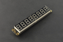 LED Segment Display Module 8-Digital (Red), I2C, 16-Level Brightness