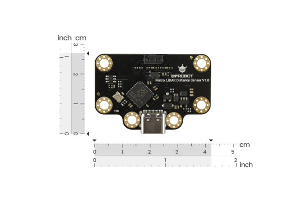 Gravity: 8x8 Matrix ToF 3D Distance Sensor (I2C&amp;UART, 3.5m Range, 60° FOV)