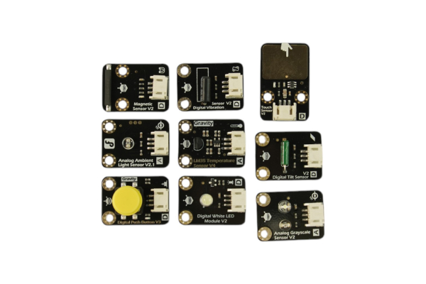 Sensor Set 9 PCS for Arduino, Light, Touch, Temp, Magnetic, Vibration