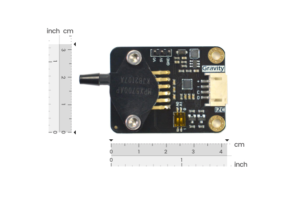 Air Pressure Sensor - MPX5700AP (15-700kPa) I2C Fast Accurate