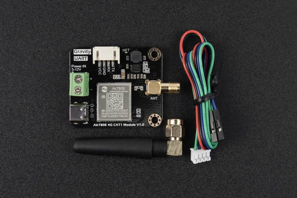 4G IoT CAT1 Communication Air780E For China, India, SEA, Raspberry Pi, LattePanda Compatible