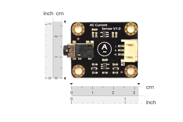 Analog AC Current Sensor, 10A, Non-contact, 3V3/5V Compatible