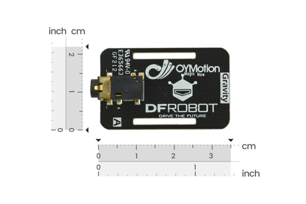 Analog EMG Sensor OYMotion, Metal Dry Electrode, Low Power