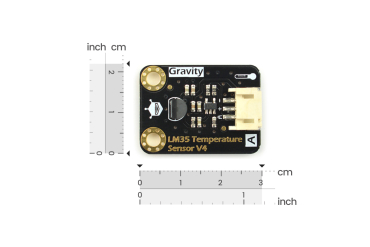 Temperature Sensor LM35 0-100°C 10mV/°C Analog Arduino