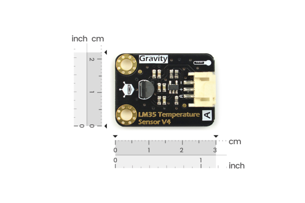 Temperature Sensor LM35 0-100°C 10mV/°C Analog Arduino