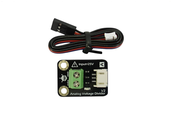 Analog Voltage Divider V2, 0.0245-25V, 3.3-5V, Gold Surface