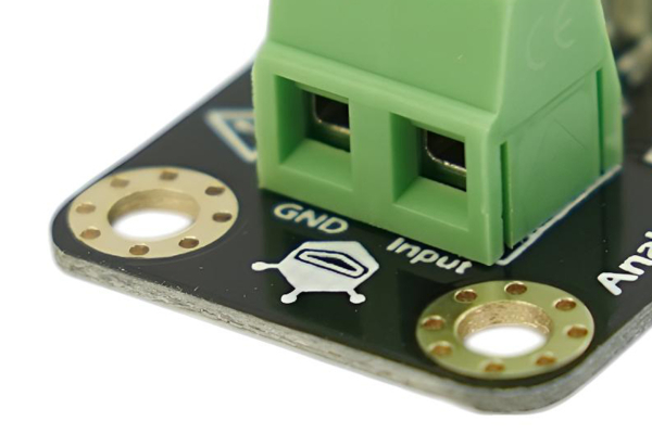 Analog Voltage Divider V2, 0.0245-25V, 3.3-5V, Gold Surface