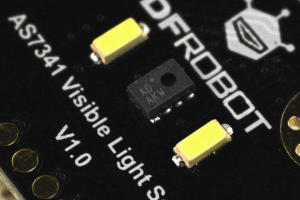 Visible Light Sensor AS7341, 11-Channel, 8 Optical, Flicker Detect