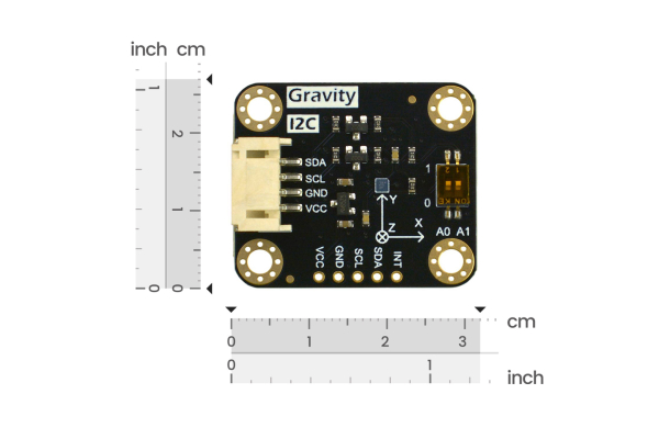 Magnetometer Sensor BMM150, Low Noise, High Accuracy, I2C