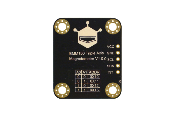 Magnetometer Sensor BMM150, Low Noise, High Accuracy, I2C