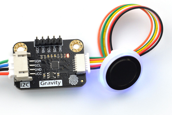 Capacitive Fingerprint Sensor, 360° Entry, Self-Learning, I2C, 3.3-5V