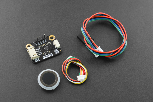 Capacitive Fingerprint Sensor, 360° Entry, Self-Learning, I2C, 3.3-5V