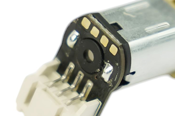 mikro-gearmotor med akselforbindelse