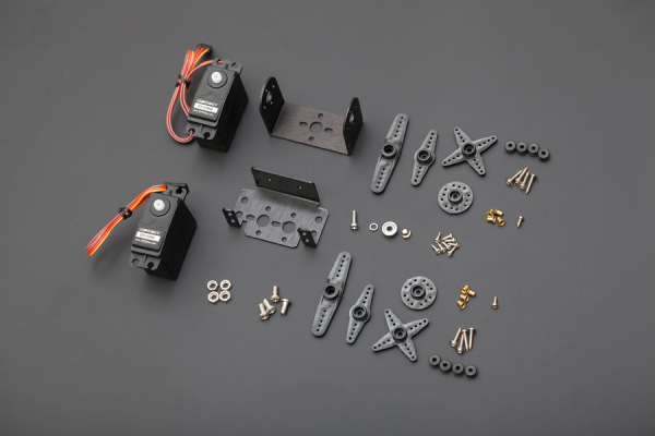 Tilt/Pan Kit DF05BB (5kg) 2x Servos, 4.8-6V, 60rpm