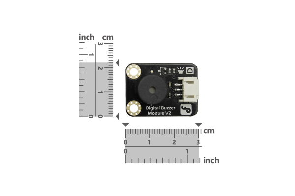 Digital Buzzer, 3.3-5V, High/Low Drive, Arduino/RPi Compatible