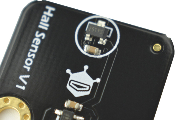 Digital Hall Sensor, 3.3V-5V, LED, Digital Interface, 22x30mm