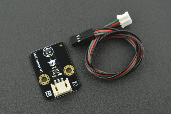 Digital Hall Sensor, 3.3V-5V, LED, Digital Interface, 22x30mm