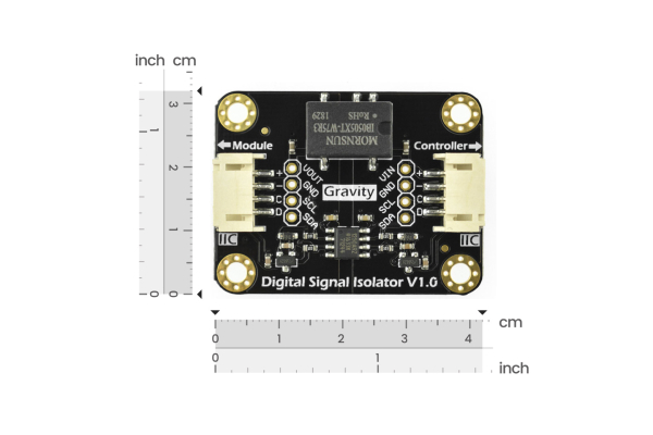 I2C Signal Isolator, 5V Power, Plug & Play, No Welding
