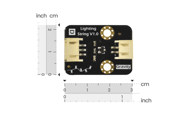 Digital LED String Lights (Colorful) 4m 40 LEDs 5V Adapter