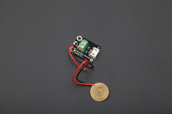 Piezo Disk Vibration Sensor 3.3V-5V Analog, 22x30mm