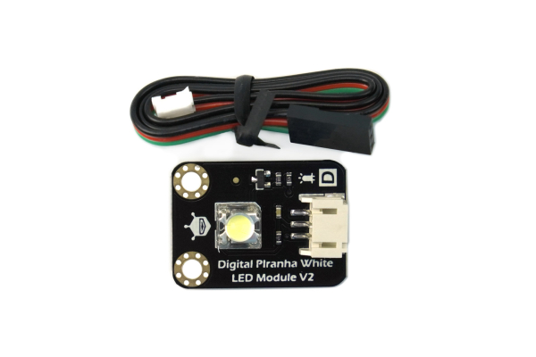 LED Module Digital Piranha - White, 3.3-5V, PWM, Arduino Compatible