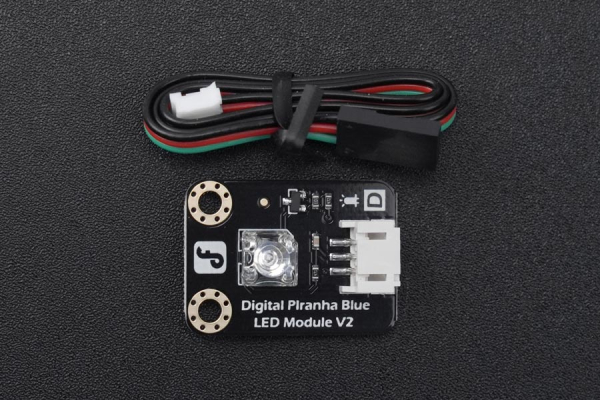 LED Module Digital Piranha - White, 3.3-5V, PWM, Arduino Compatible