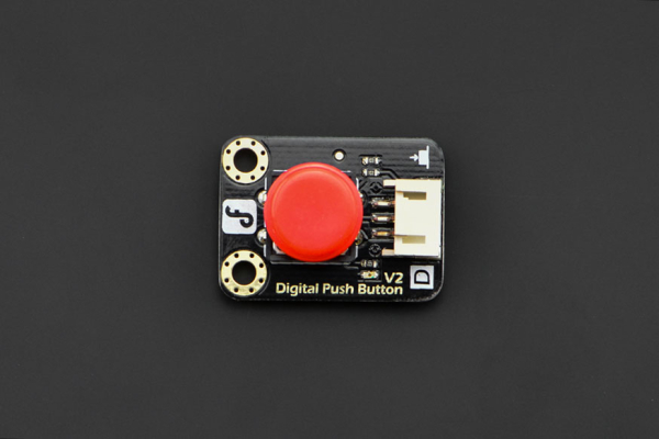 Push Button Digital (Red) LED, Immersion Gold, 3.3-5V