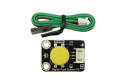 Digital Push Button, Yellow, LED, Immersion Gold, 3.3-5V