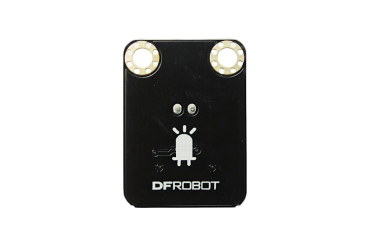 RED LED Light Module, Shiny White, Arduino Compatible