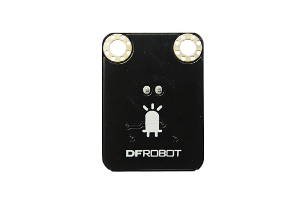 RED LED Light Module, Shiny White, Arduino Compatible