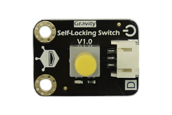 Self-Locking Switch, Digital, 3.3-5V, Gravity 3-Pin Interface