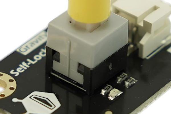 Self-Locking Switch, Digital, 3.3-5V, Gravity 3-Pin Interface