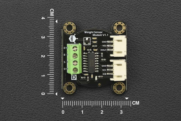 Digital Weight Sensor, 1kg Range, 24-Bit ADC, Arduino Compatible