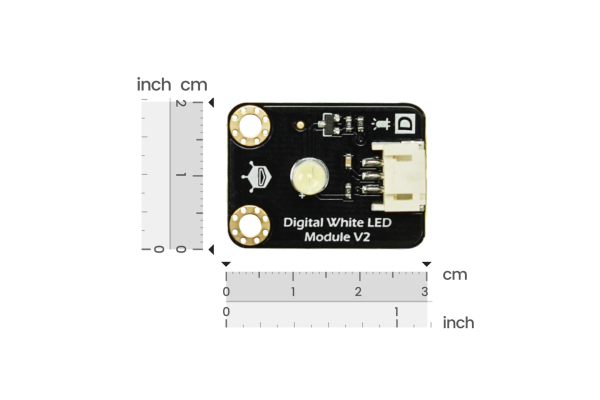 Digital White LED Light Module, Arduino Compatible, Easy Plug-in
