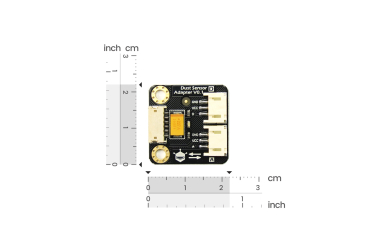 Dust Sensor Adapter, 5V, 27x27mm, LED Power Indicator