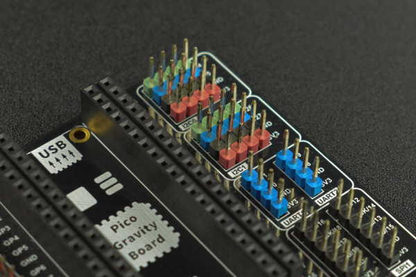 Expansion Board CY7C65213 for Raspberry Pi Pico, No Soldering, I2C, UART, SPI