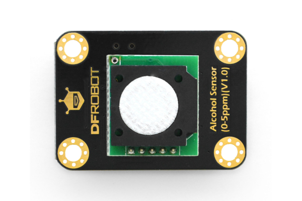 Electrochemical Alcohol Sensor, Factory Calibrated, 0-5 ppm, I2C, UART