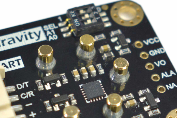 Electrochemical CO Sensor, Factory Calibrated, 0-1000 ppm, I2C, UART