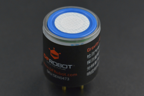 Electrochemical Hydrogen Sensor, Factory Calibrated, 0-1000ppm, I2C, UART