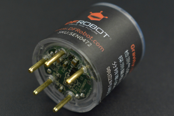 Electrochemical Ozone Sensor, Factory Calibrated, 0-10 ppm, I2C, UART